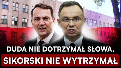 DUDA NA WOJNIE Z SIKORSKIM.  MINISTER UJAWNIŁ KULISY UMOWY.  OSTRA WYMIANA ZDAŃ W TLE