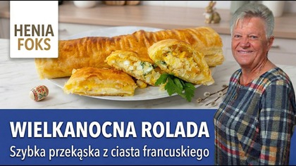 Hit na stół wielkanocny! Przekąska z ciasta francuskiego z pastą z ugotowanych jajek i majonezem