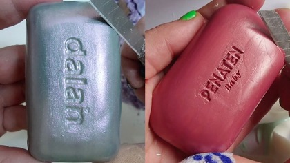 Soap Carving ASMR Relaxing Sounds no talking Satisfying ASMR Video #soapcarving #soapcuttingvideo