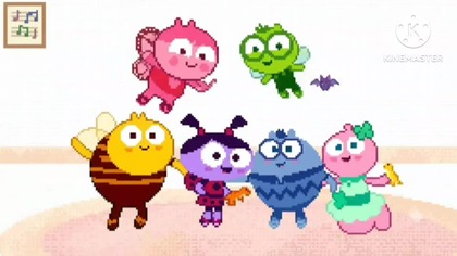 Lu and the Bally Bunch Characters in 8 bits