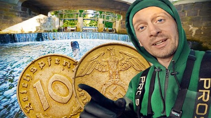 REKORD ADOLFOWYCH MONET poszukiwania magnesem neodymowym w rzece