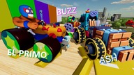 EL PRIMO Tractor and ASH and BUZZ Is it possible? Test of new Objects and Tractors on the farm!
