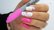 Pink flowers / sharpie / dobrarada