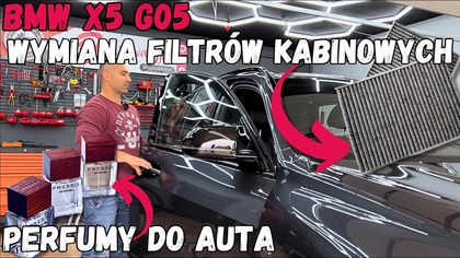 Wymiana filtrów kabinowych w BMW X5 G05 | Jakich zapachów do samochodu używam #bmw #x5 #g05