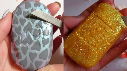 Soap Carving ASMR Relaxing Sounds no talking Satisfying ASMR Video