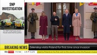 Volodymyr Zelenskyy arrives in Poland ...  english only ...