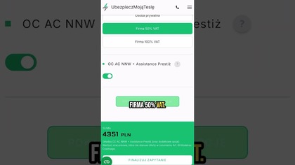 Ile kosztuje ubezpieczenie nowej Tesli? Czy jest drożej niż na auto spalinowe? #tesla #danielgrzyb