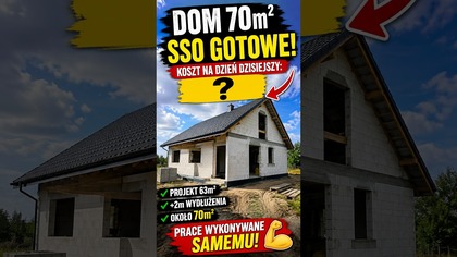  Dom 70 m² za 90 TYS.  ZŁ?! Zobacz, do jakiego etapu udało się dojść!  #nieruchomości