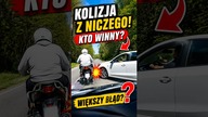 Kolizja z niczego Kto zawinił bardziej?  #kolizja #prawojazdy #dashcam #naczasie