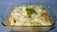 Ziemniaki zapiekane ze śmietaną