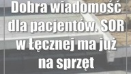 Dobra wiadomość dla pacjentów.  SOR w Łęcznej ma już na sprzęt