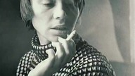 Journalist Alwida Bajor.  Photoshoot from the 1960s