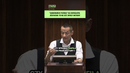Ubierają mundury i zaczepiają obcokrajowców.  Józefaciuk: Państwo nie może tego tolerować #shorts