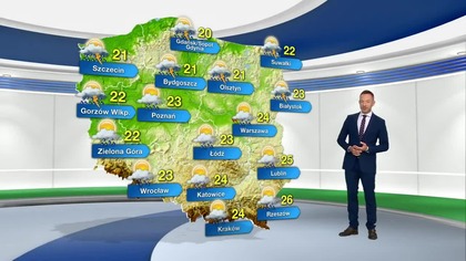 Prognoza pogody na TVN Meteo (22. 07. 2023)