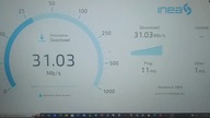 Internet INEA światłowód 1 GB s speed test wi fi Laptop HP OMEN WLAN