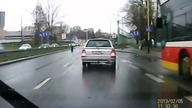 Koło odpada z autobusu MZK w Bielsku-Białej