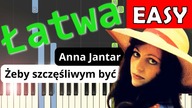  Żeby szczęśliwym być (Anna Jantar) - Piano Tutorial (łatwa wersja) 
