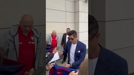 Robert Lewandowski na zgrupowaniu reprezentacji