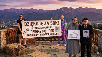 ZWIASTUN NA 50K SUBÓW I ŚMIESZNE GAGI OD @PandaVideoStudio