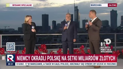 Marek Jakubiak i Robert Bąkiewicz - Powstanie Warszawskie (01.08.2025)