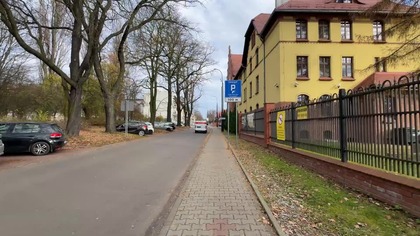 Gliwice, parking przy sądzie, Kazimierza Wielkiego, Zawiszy Czarnego, Polska