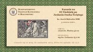 Kazanie na III Niedzielę po Zesłaniu Ducha Świętego  ks  Jacek Bałemba SDB  5 czerwca 2016 r   Koś