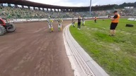Podziękowania po meczu Falubaz Zielona Góra vs Row Rybnik .