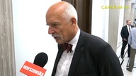 Janusz Korwin-Mikke o Bartłomieju Misiewiczu, Unii Europejskiej i zasiłkach