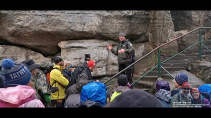 Góry Stołowe.  Kurs Przewodnika Sudeckiego.  Wałbrzych edycja 2022-2024.