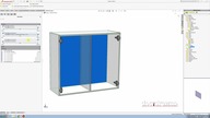 SW02: SOLIDWORKS: szafki kuchenne wiszące