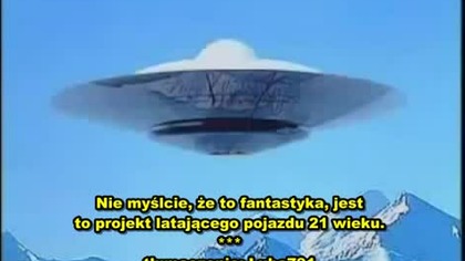 latający spodek, elektrownia, lina, laser
