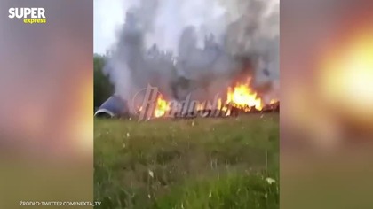 Szokujące wieści! Rozbicie samolotu z Prigożynem w Rosji.