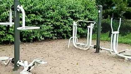 Siłownia Zewnętrzna na Miejscu Obsługi Podróżnych! MOP Marwice Zachód! Pozdrowienia z trasy! Postój!