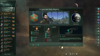 Stellaris Kryptonian Star Regime - 100 Sub Special