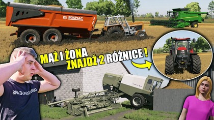 URSUS NIE DAŁ RADY KOMBAJN JEŹDZI JAK PO LODZIE WIKA ROZWIĄZUJE ZAGADKIMĄŻ I ŻONA130