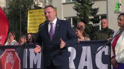 Marcin PIETRAS: Przemówienie - start 2. Marszu Stop Masowej Imigracji - Warszawa 24.8.2025