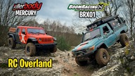 Scale RC Overland Expedition With Toyota LC70 Killerbody & Jeep Rubicon Mercury Xoverland