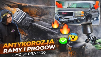 GMC SIERRA ZABEZPIECZENIE ANTYKOROZYJNE RAMY I PROGÓW