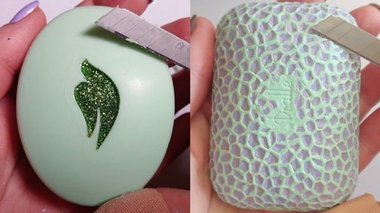 Soap Carving ASMR Relaxing Sounds no talking Satisfying ASMR Video