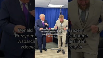 DONALD TRUM I JAKE PAUL RAZEM