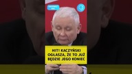 HIT! Kaczyński ogłasza, że to już będzie jego KONIEC #shorts