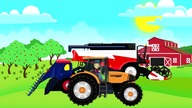 ☻ Combine-Harvester | Farmer - Farm Work | Kombajn Bajki Dla Dzieci ☻