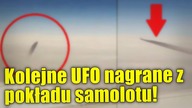 Zmiennokształtne UFO zostało nagrane z pokładu odrzutowca!