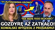 GOZDYRĘ AŻ ZATKAŁO! JANUSZ KOWALSKI WŚCIEKŁY UCIEKŁ ZE STUDIA PRZEZ CHAMSKIE KŁAMSTWA!