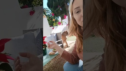 Powygrzewamy się chwilę na słonku i zmykam przed sztalugę  #polacynamalcie #polacyzagranica #malta