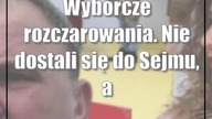 Wyborcze rozczarowania.  Nie dostali się do Sejmu, a z pewnością liczyli na więcej