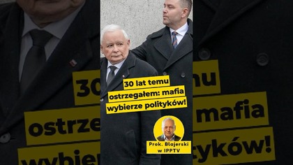 Prok.  Blajerski: 30 lat temu ostrzegałem: mafia wybierze polityków! #pistomafia #kaczyński #batyr