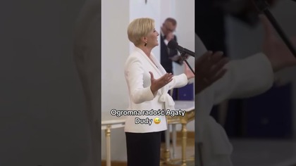 AGATA DUDA ZACHWYCONA KOŃCEM KADENCJI: MOŻEMY IŚĆ!