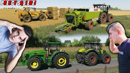 WIELKI POJEDYNEK CLAAS DAWIDA VS MÓJ JOHN DEERE KTO WYGRA TEN ... POLSCY SĄSIEDZI S2506