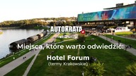 Fotel Forum w Krakowie i termy Krakowskie z lotu ptaka